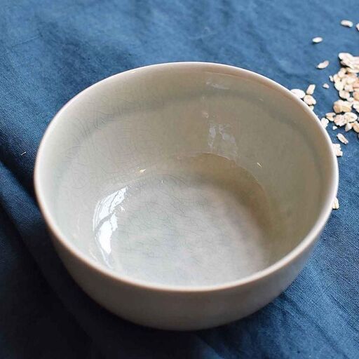 Set de 4 bols en céramique vert d´eau craquelée | Decoclico