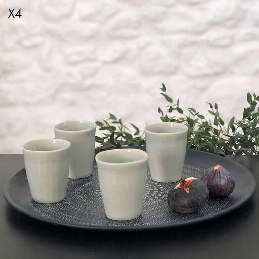 Set de 4 tasses expresso en céramique | Decoclico