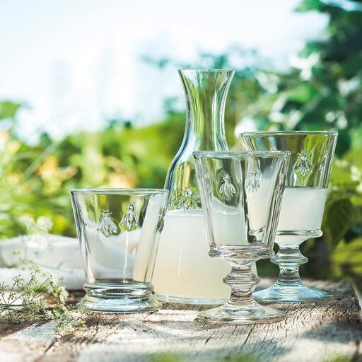 Set de 6 verres en verre pressé Abeille | Decoclico