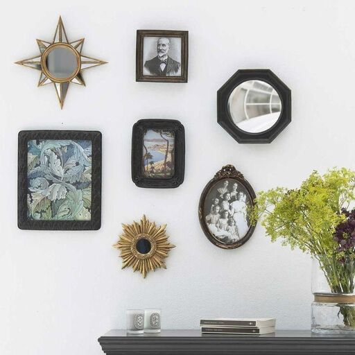 Set di 7 cornici e specchi in stile barocco, Maison Tilleul | Decoclico