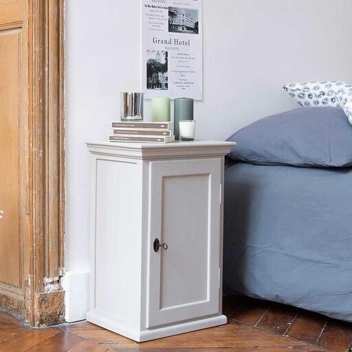 Table de chevet gris clair – 199€ | Decoclico