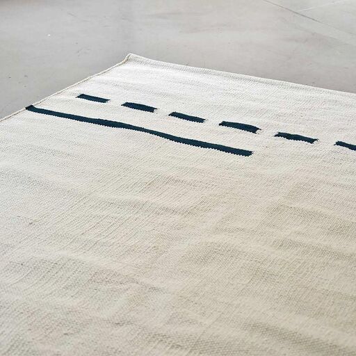 Tapis en coton écru | Decoclico