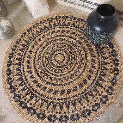 Tapis rond en jute naturel | Decoclico