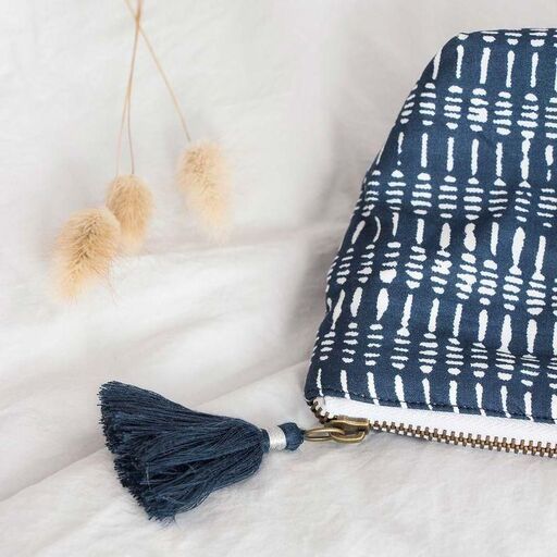 trousse en coton imprimé | Decoclico