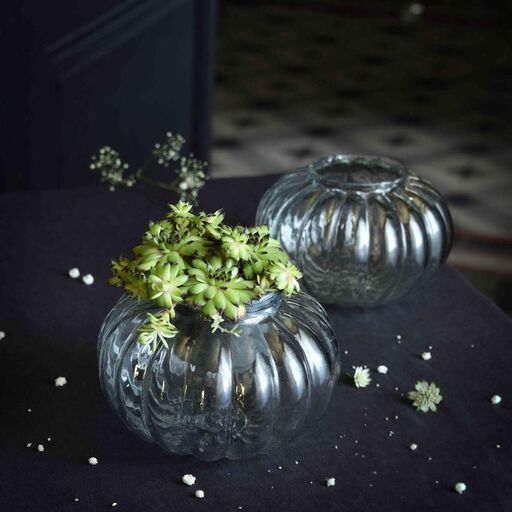 Vase citrouille en verre | Decoclico