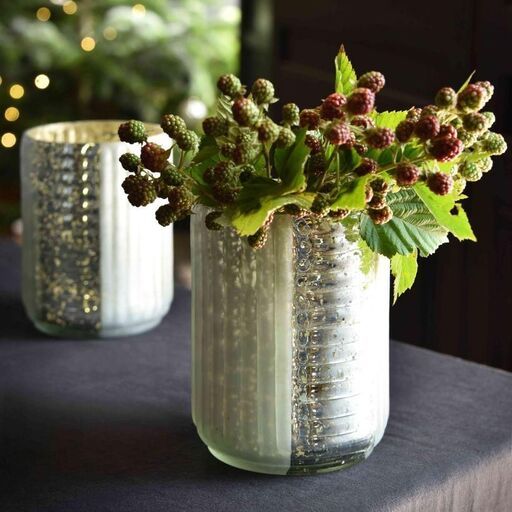 Vaso in vetro mercurizzato lucido e satinato | Decoclico