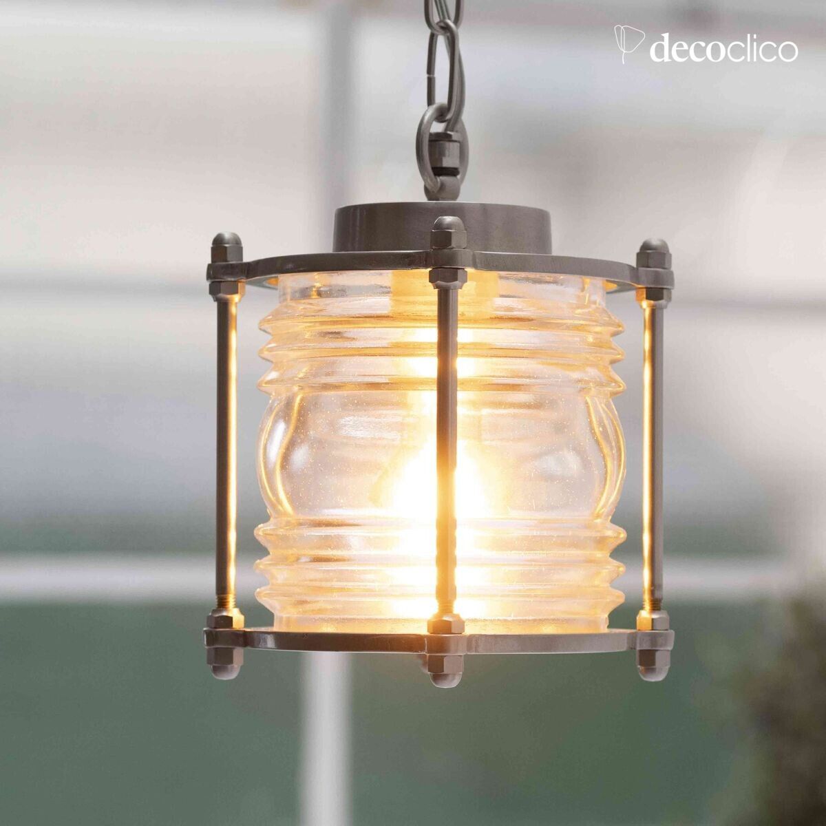 Mat nikkel kettingophanging Egee