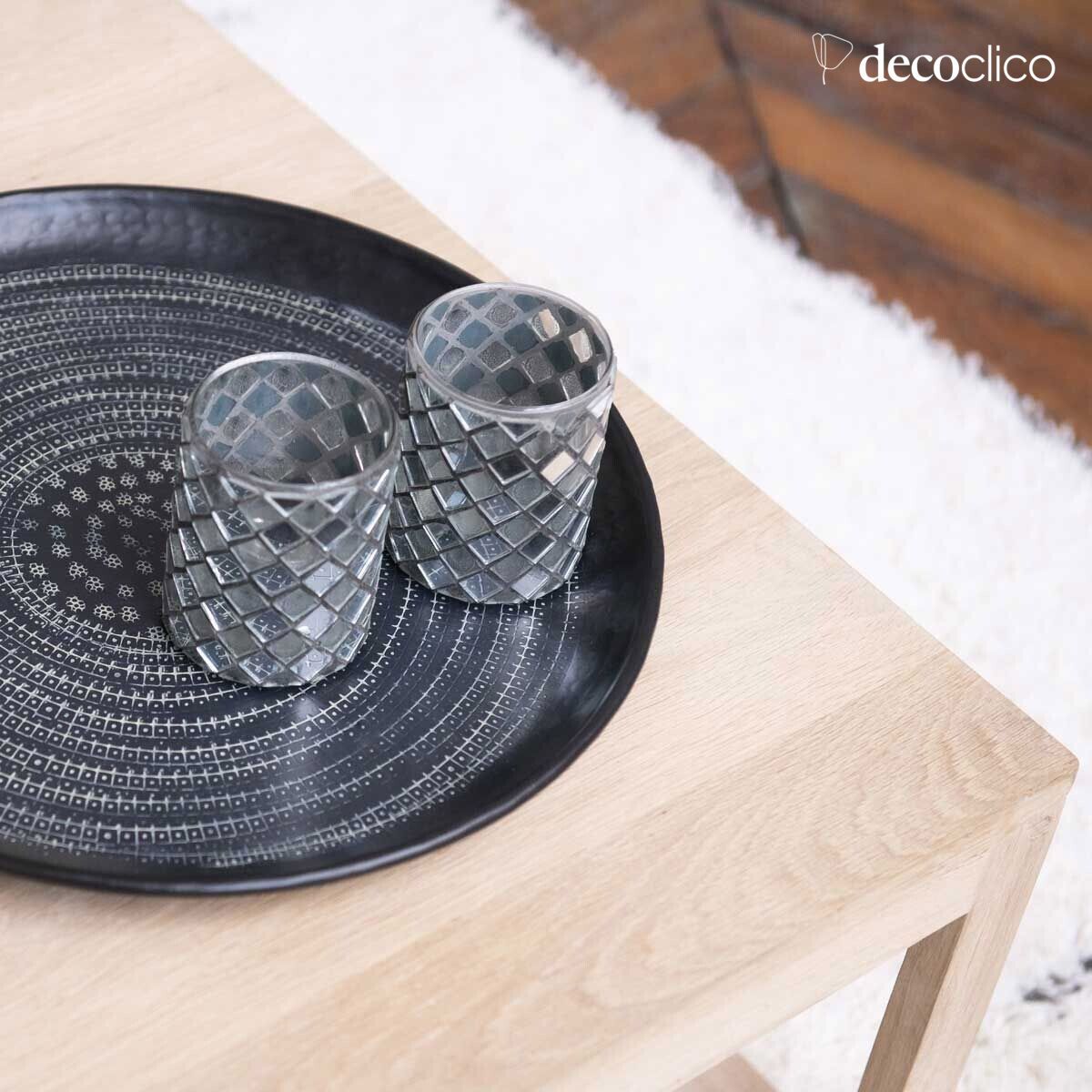 Mesa de centro cuadrada de roble natural FSC Mood