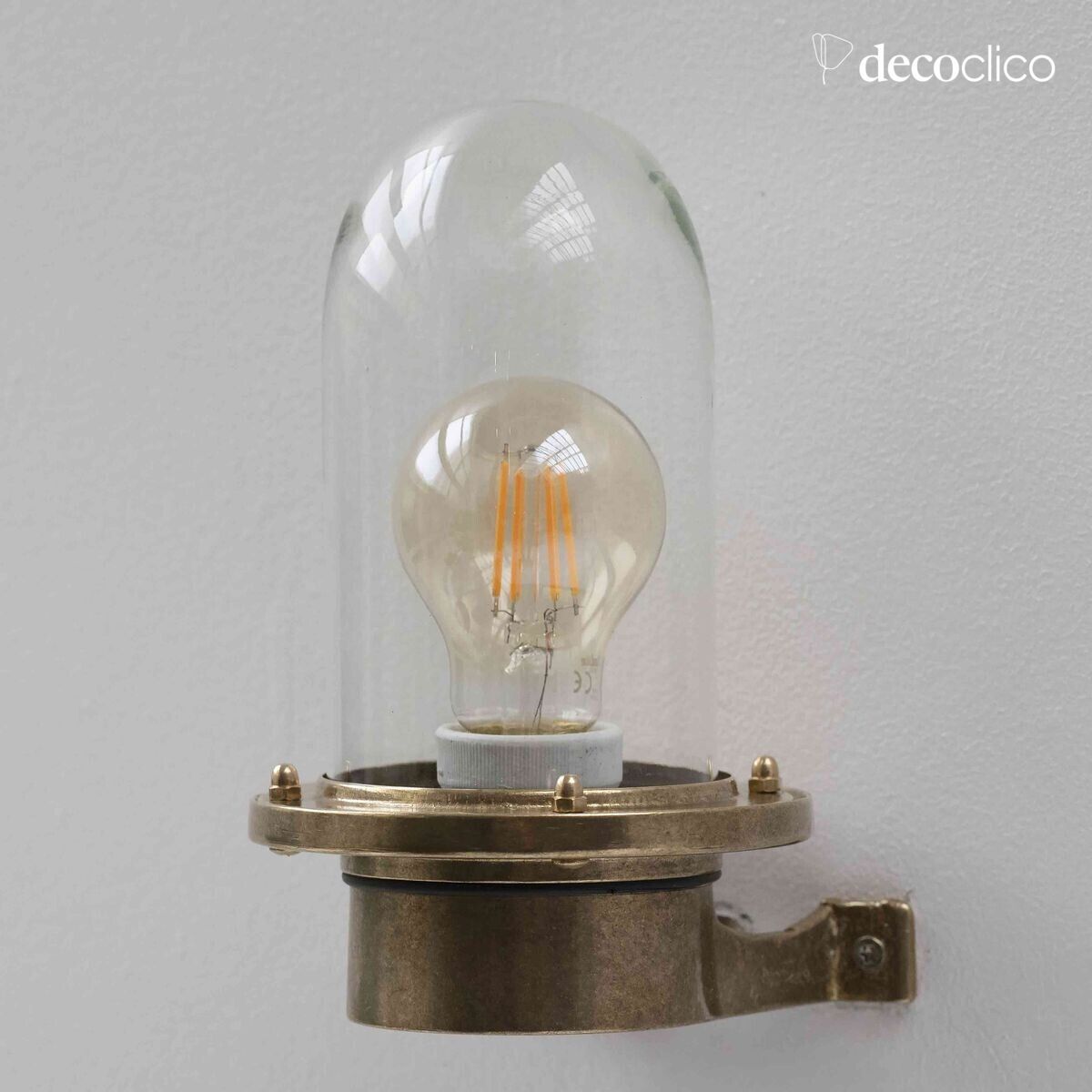 Messing wandlamp Egee