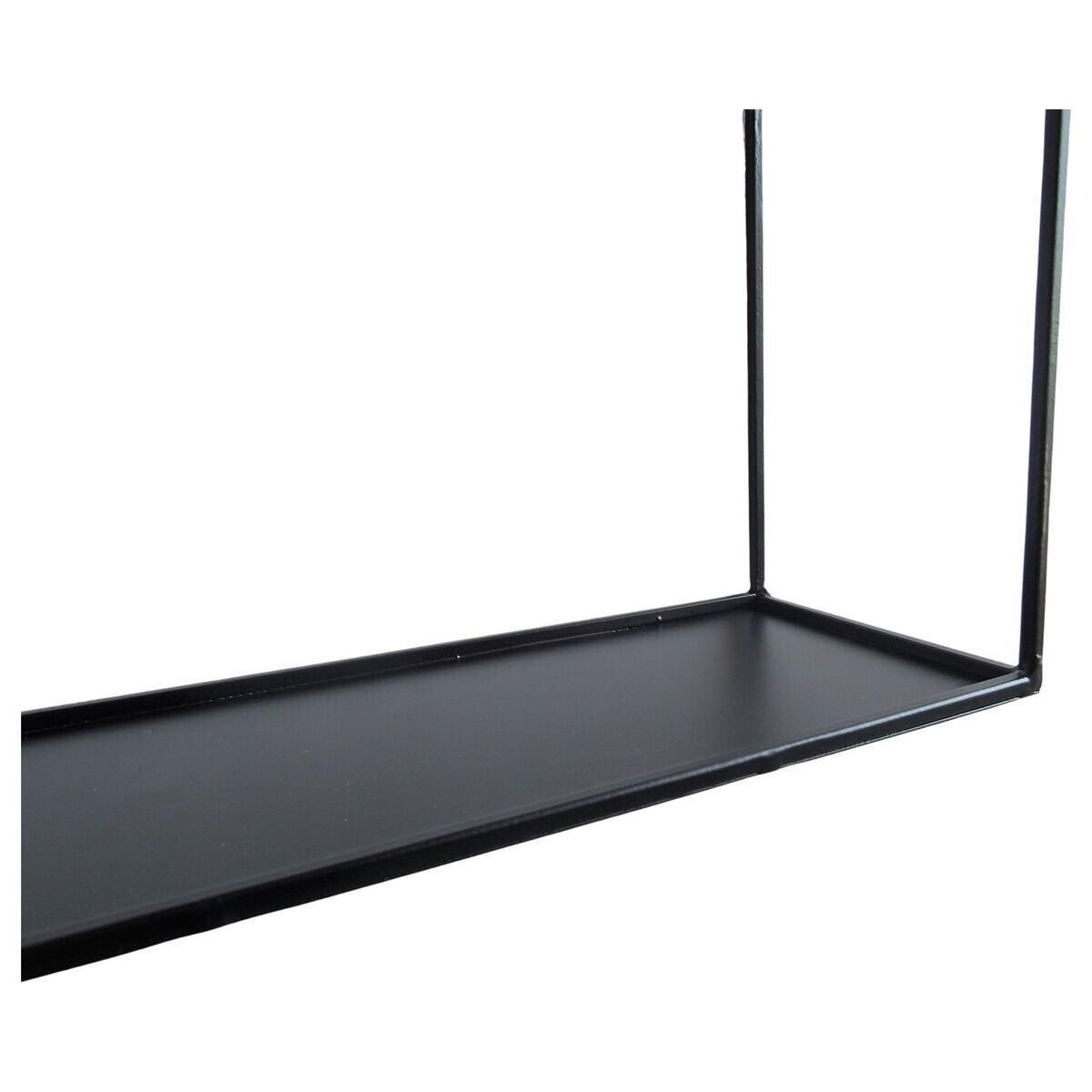 Metalen wandplank van matzwart draad (set van 3) Uptown
