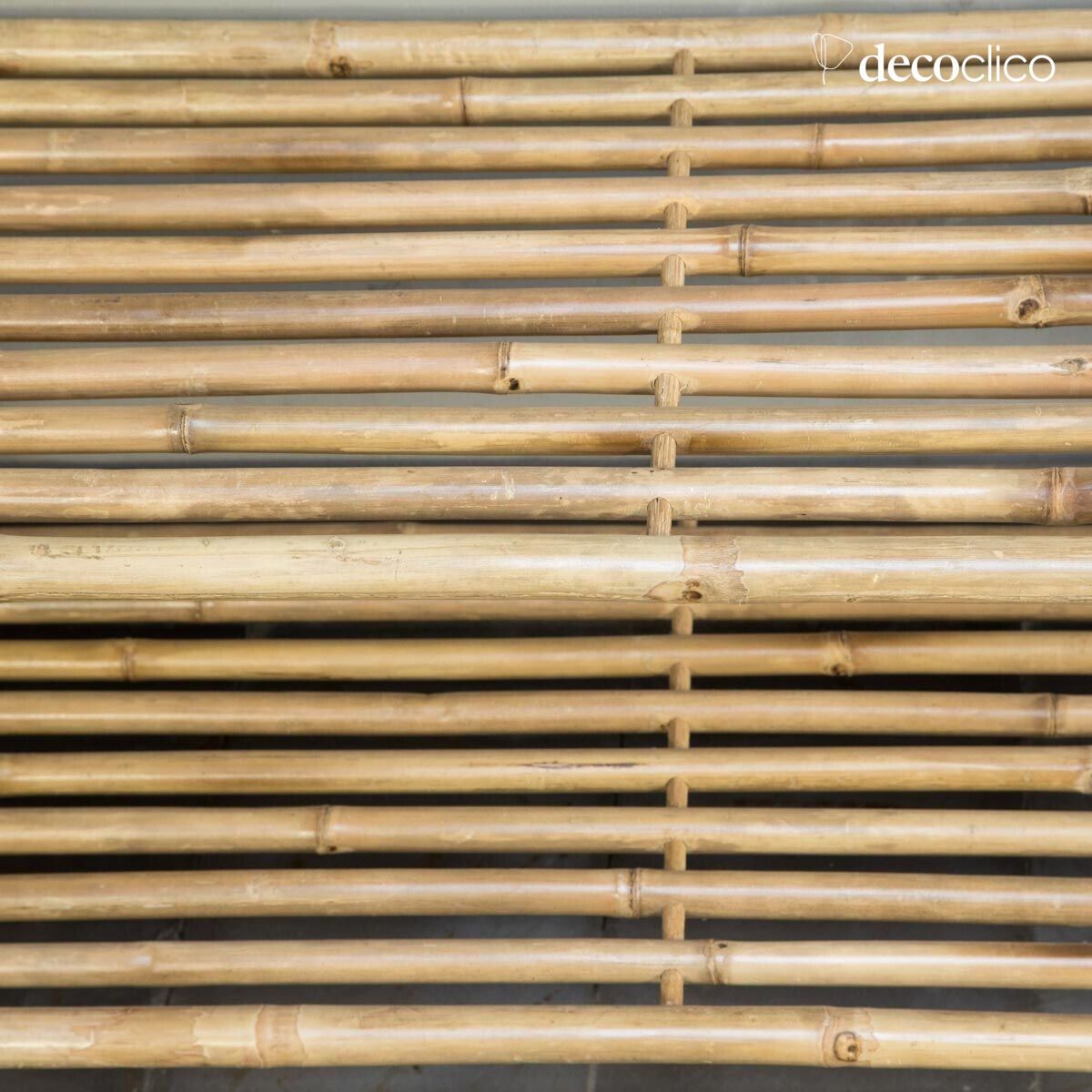 Meuble d'entrée vestiaire porte-manteau en bambou naturel Taman