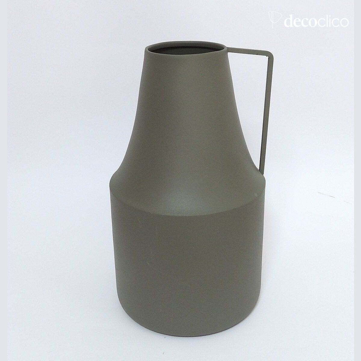 Milchkännchen aus Metall, olivgrün, H 38 cm  Tosca