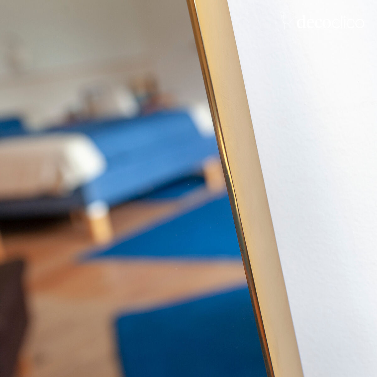 Miroir à cadre doré 50 x 135 cm Ascain