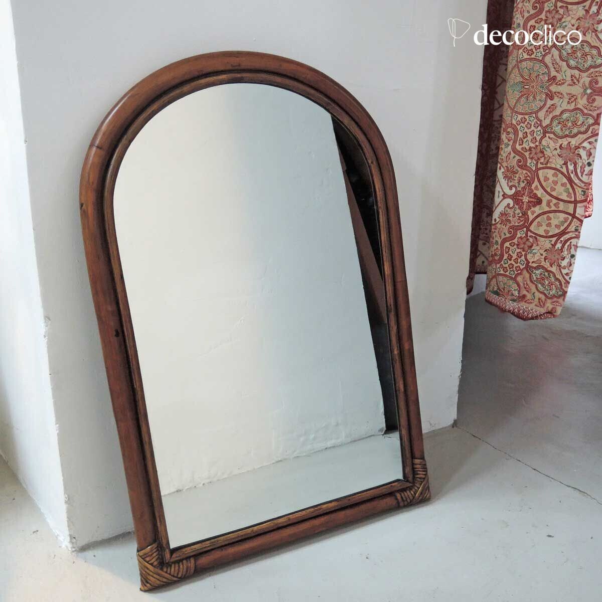 Miroir arche en rotin 58 x 40 cm  Marcel