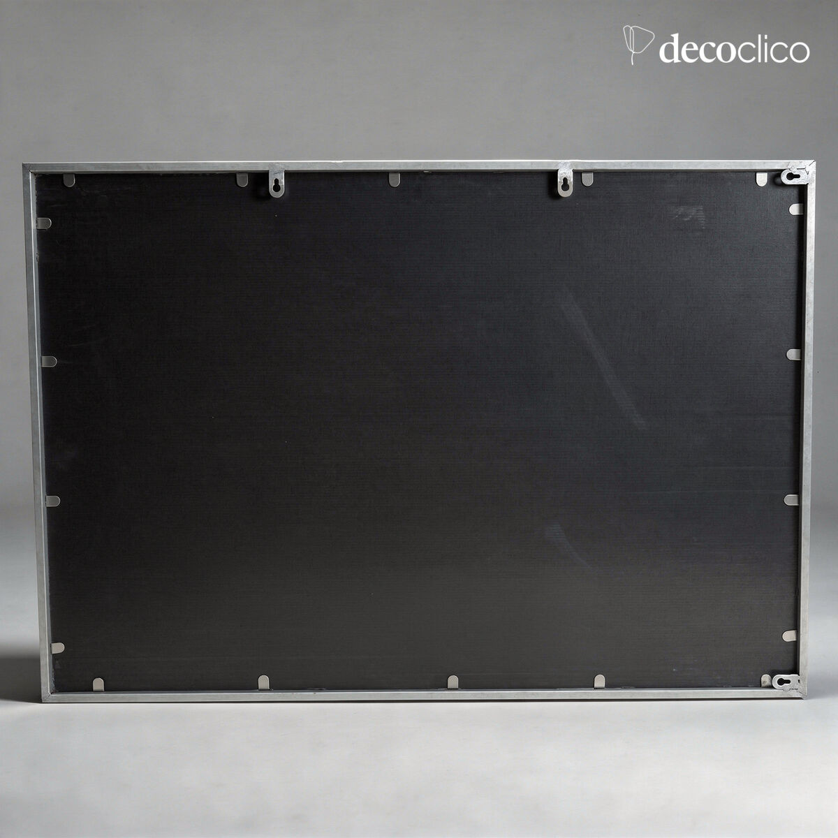 Miroir Art Déco en métal finition zinc 67 x 97 Wallis