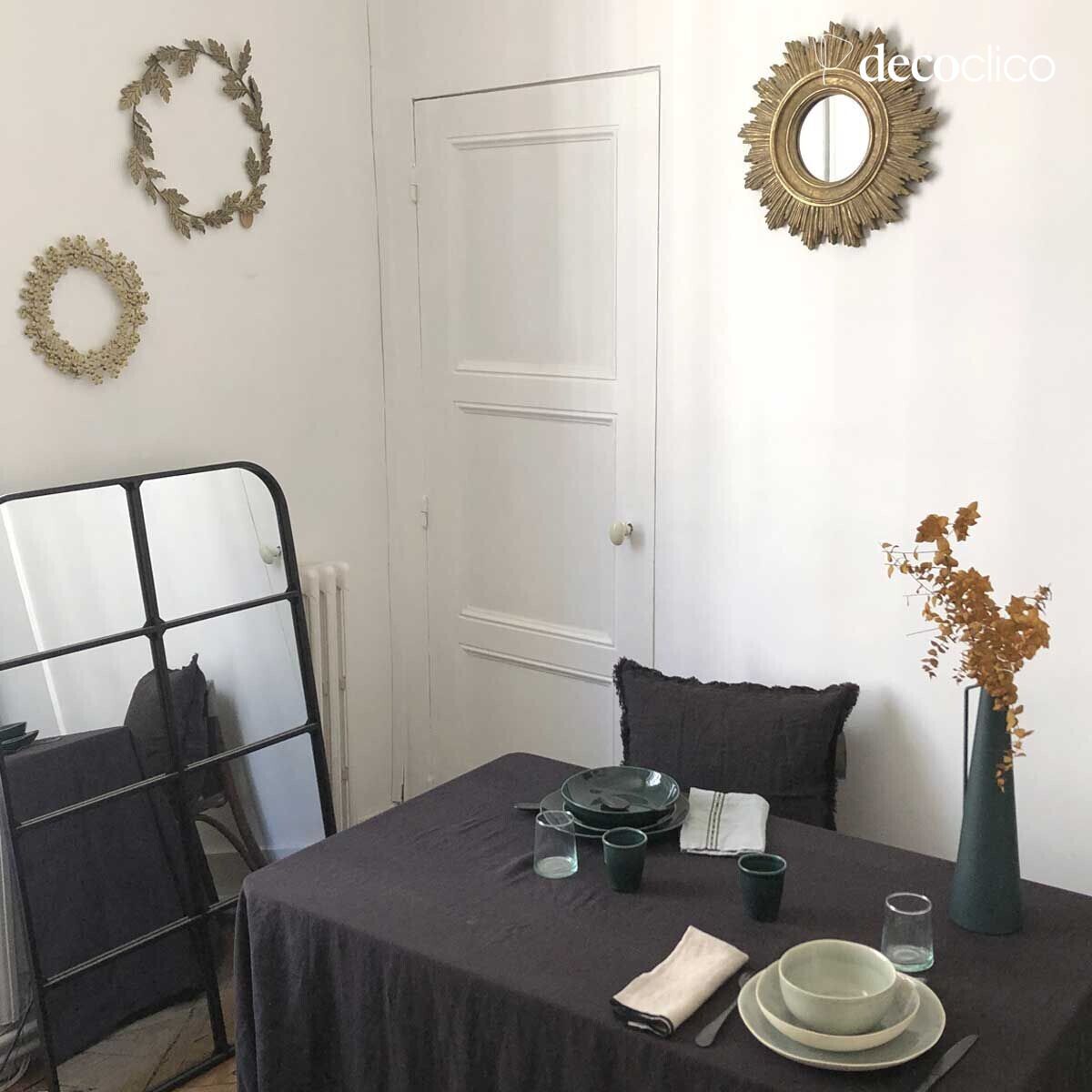 Miroir soleil style baroque doré 45 cm  Manderley