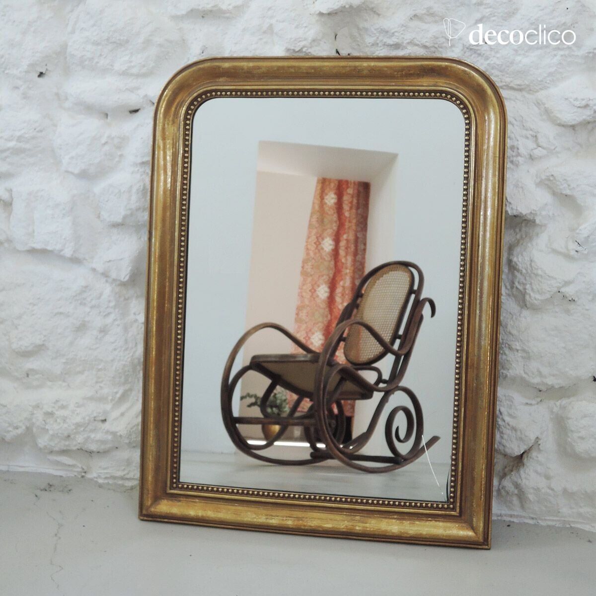 Miroir trumeau doré 59 x 78 cm Manderley