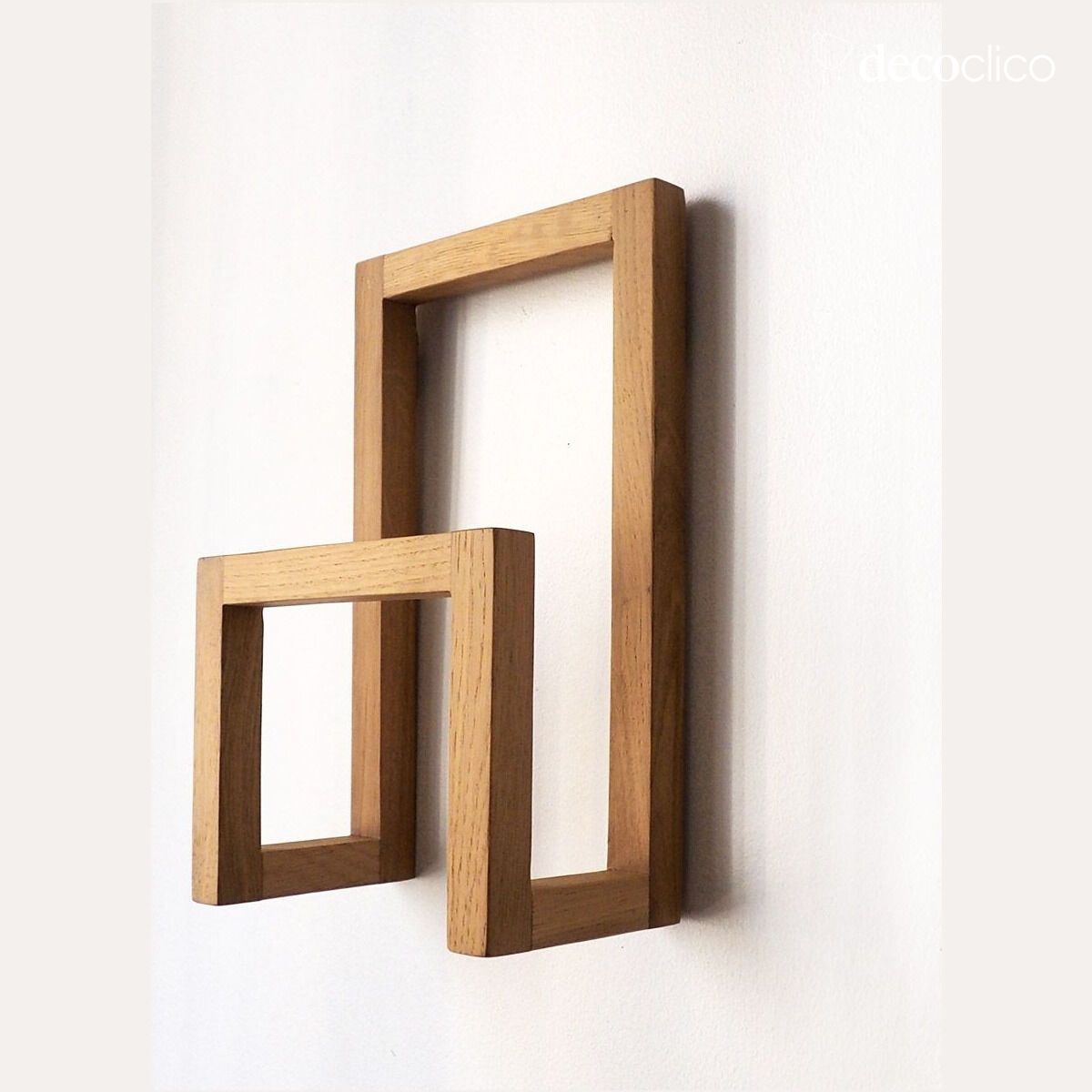 Mood Arne natural solid oak wall-mounted magazine rack Lykke
