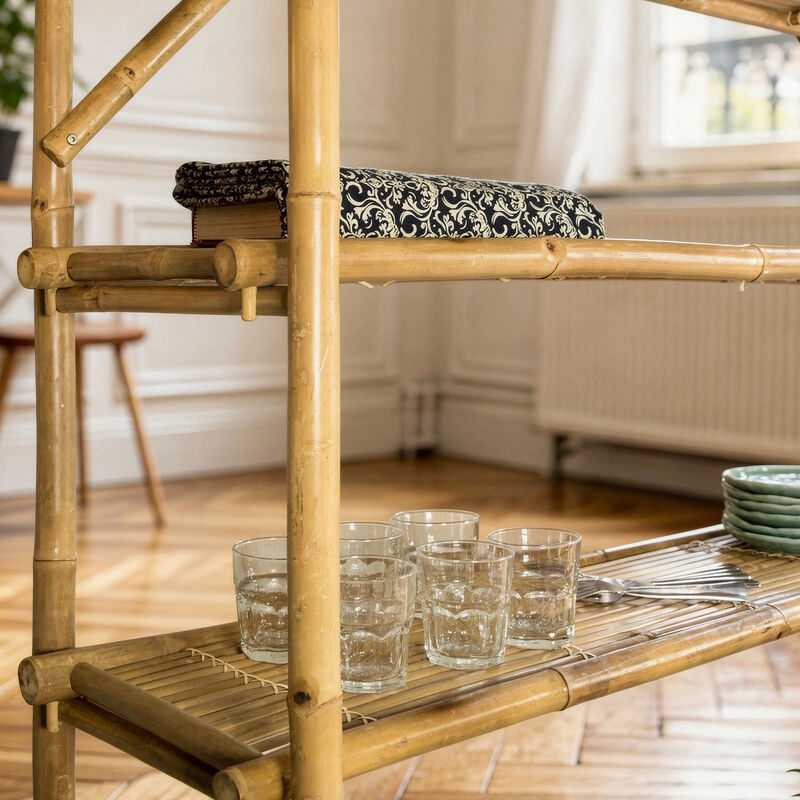 Natural bamboo bookshelf Taman