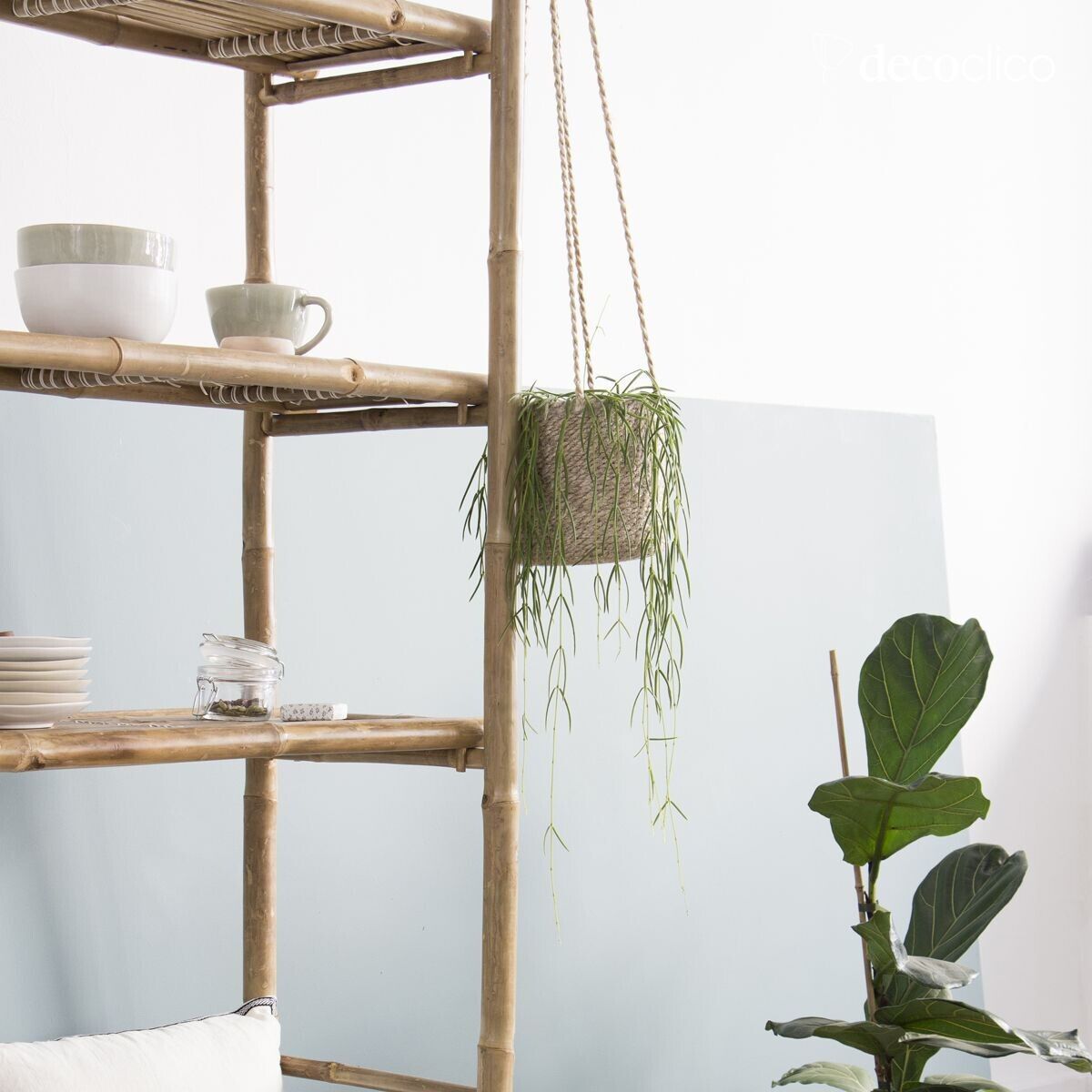 Natural bamboo bookshelf Taman