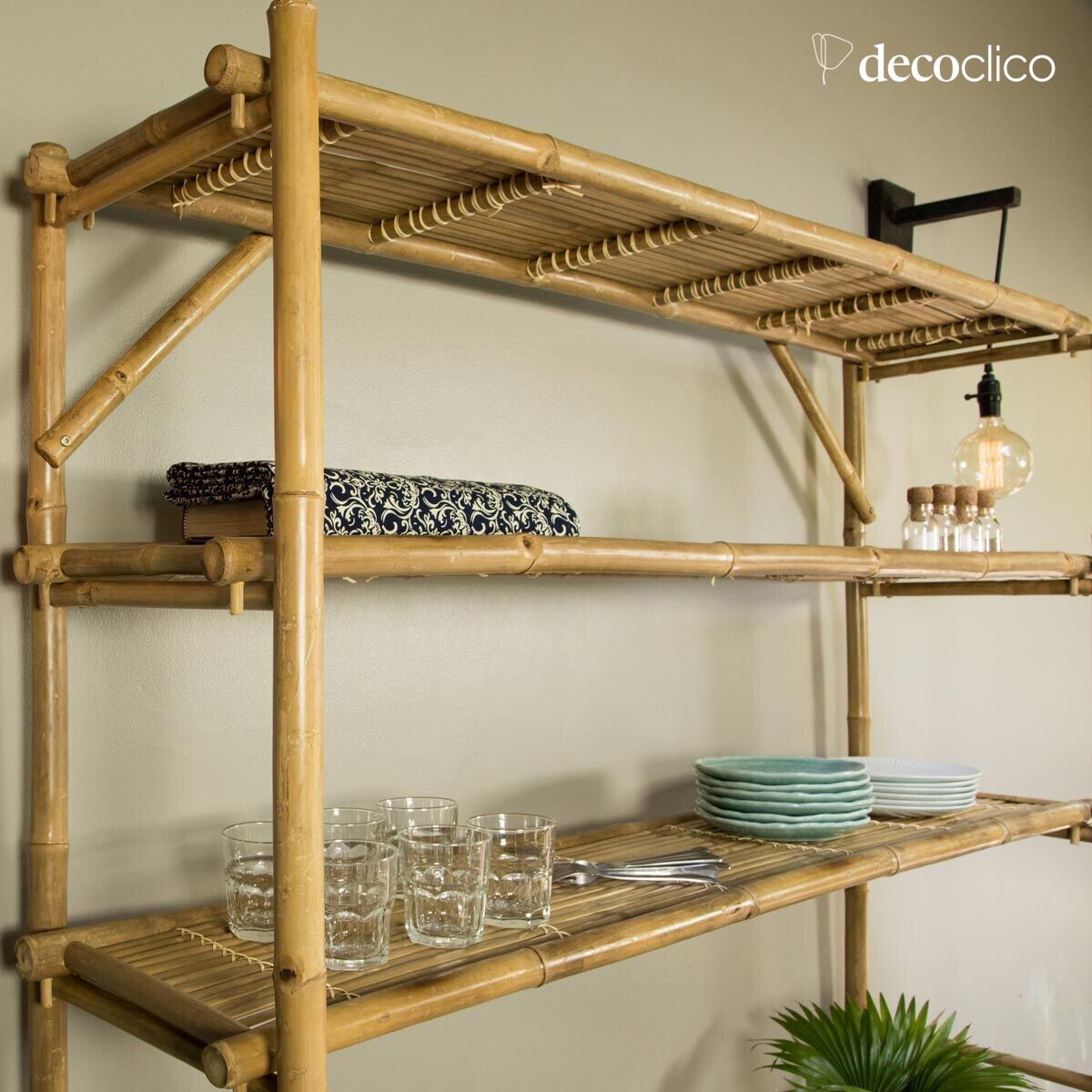 Natural bamboo bookshelf Taman
