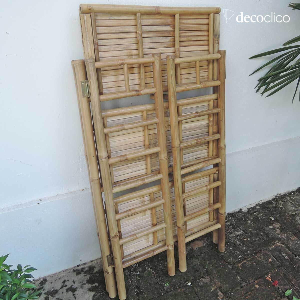 Natural bamboo folding shelf bookcase Taman