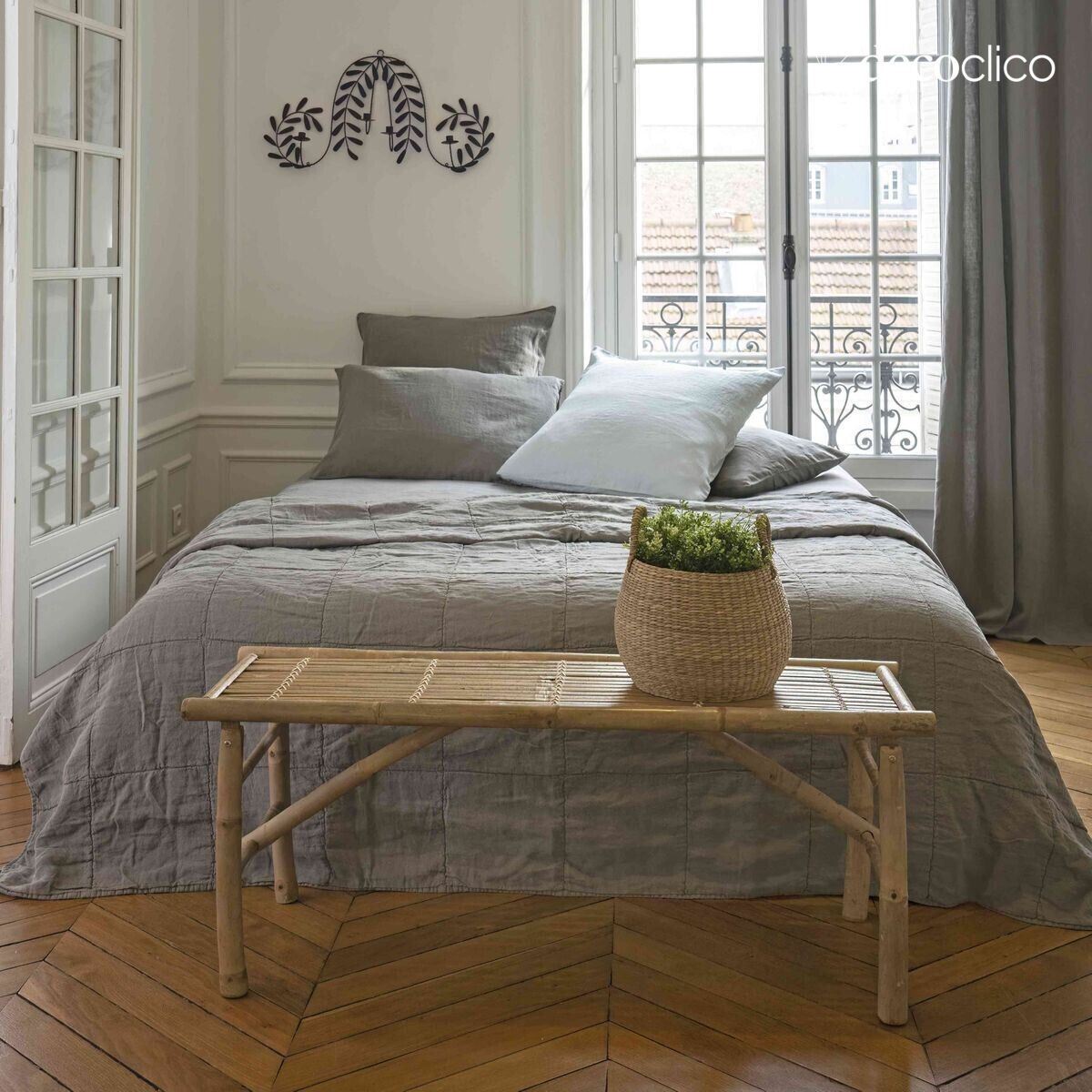 Natuurlijke bamboe opklapbank Taman