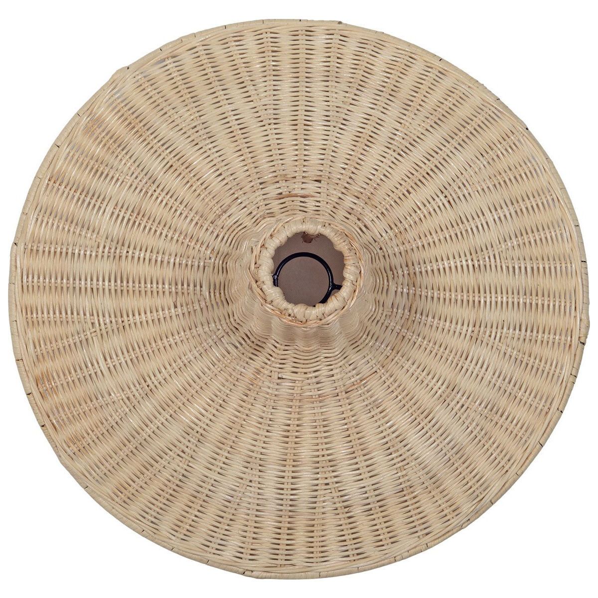 Niet geëlektrificeerde hangende decoratie van geweven rotan, 50 mm diameter