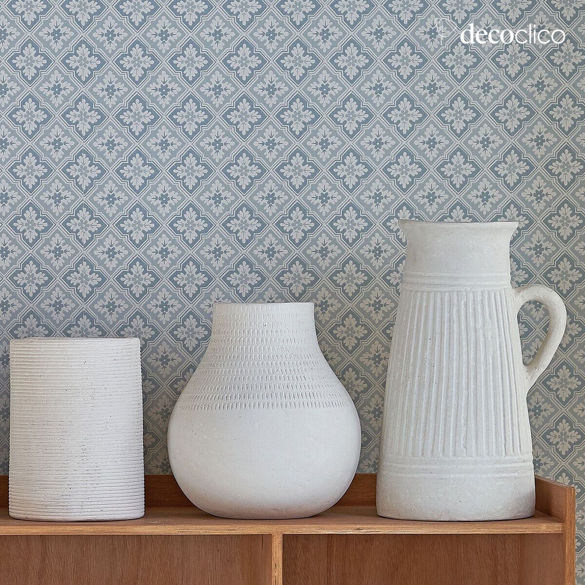 Handgemaakte decoratieve buisvaas van papier-maché Pia