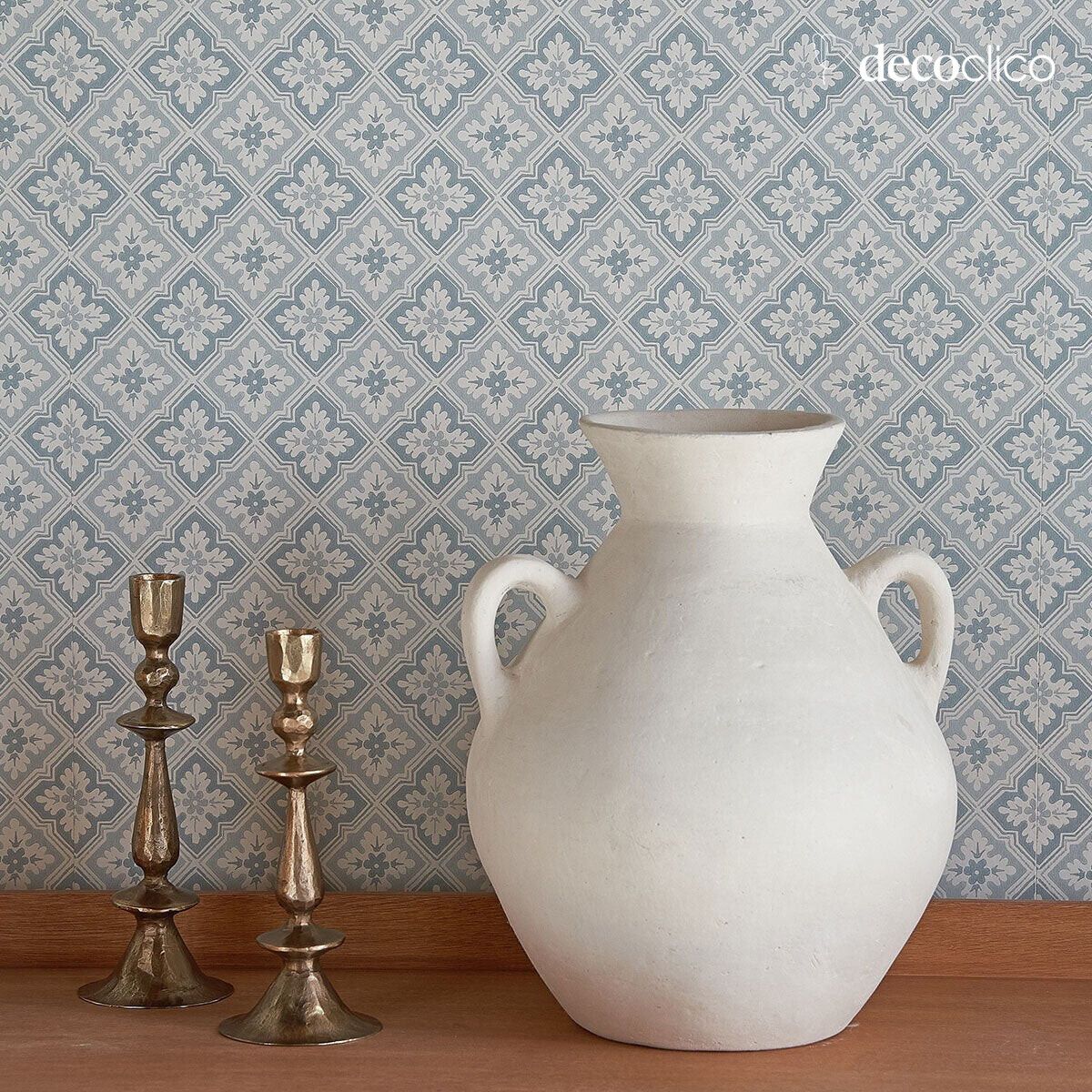 Handgemaakte decoratieve papier-maché amfora vaas Pia