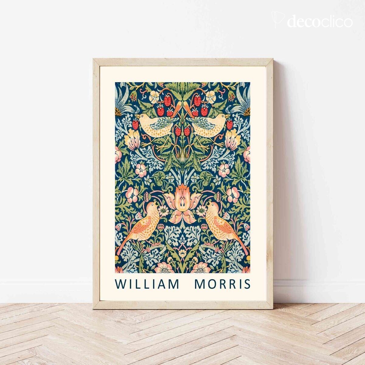Poster in carta William Morris Strawberry thief 30x40 cm Spliid