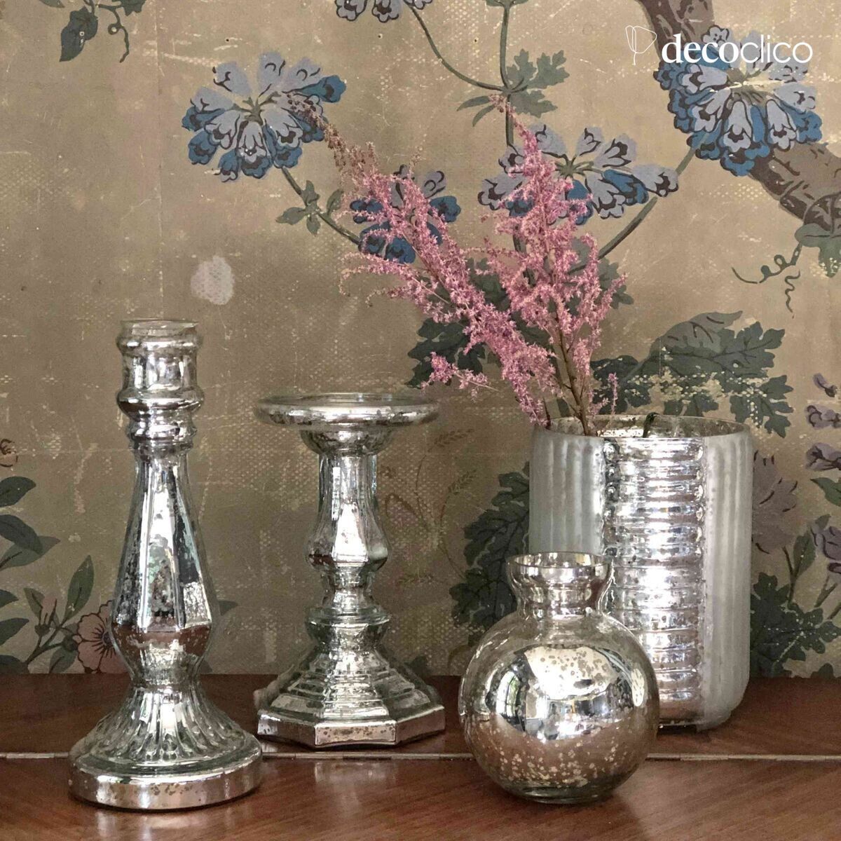 Quecksilberglas, glänzend und mattiert