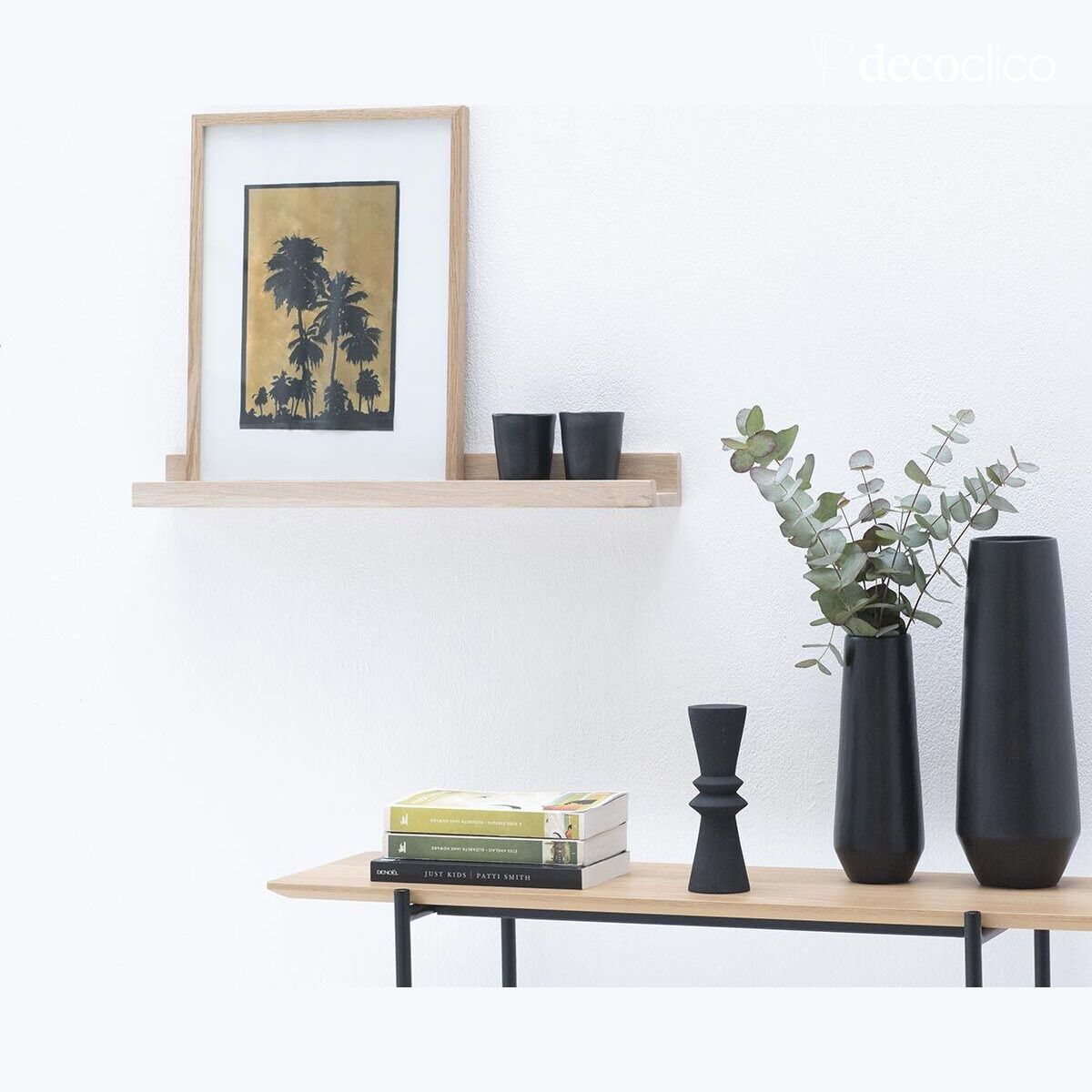 Rahmenregal aus Eiche natur 60 cm FSC Mood