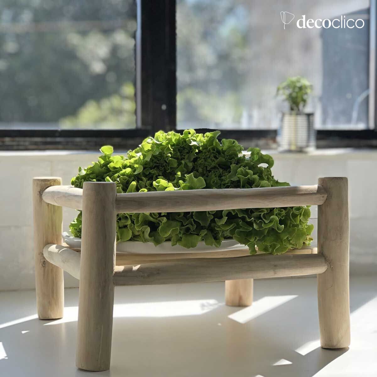 Rangement en bois de teck Pepper