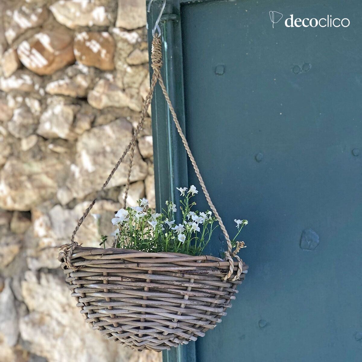 Rattan hanging pot for plants