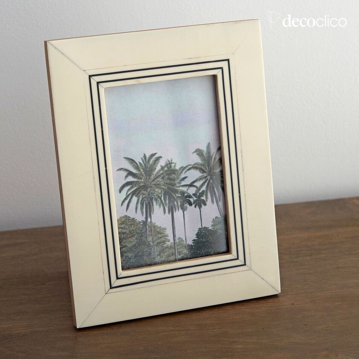 Rectangular frame, ivory color (resin) Manali