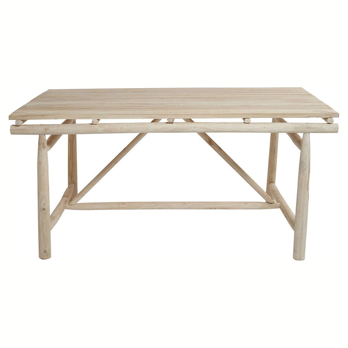 Rectangular teakwood dining table Pepper