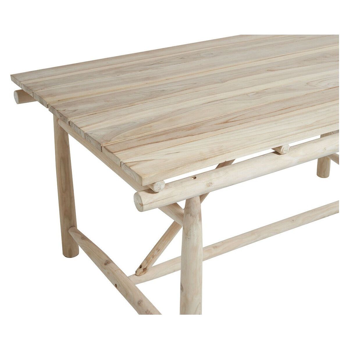 Rectangular teakwood dining table Pepper