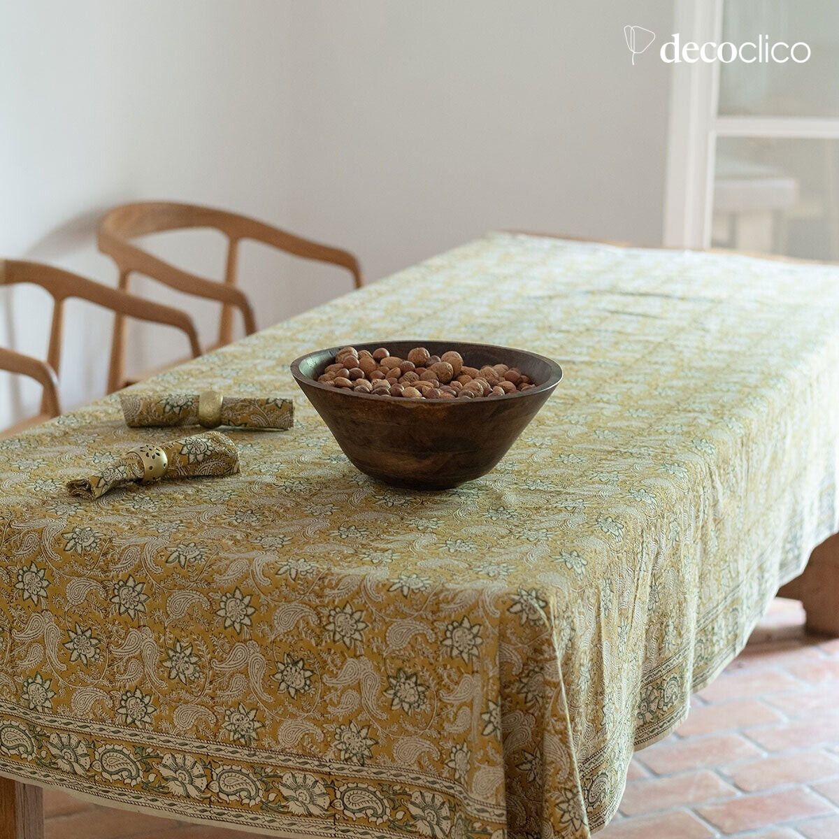 Recycled wooden salad bowl Pamir