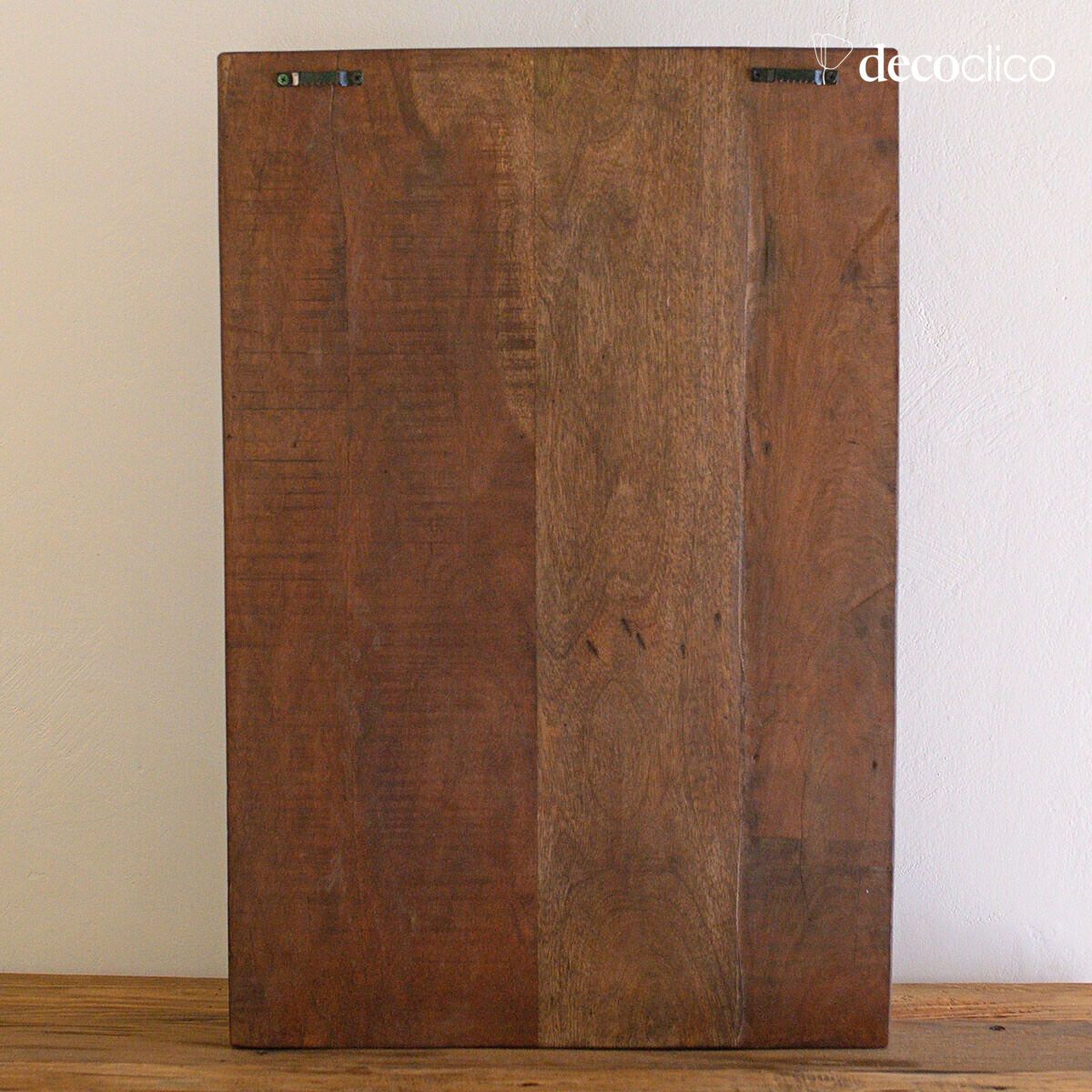 Regal 9 Fächer aus recyceltem Holz Pamir