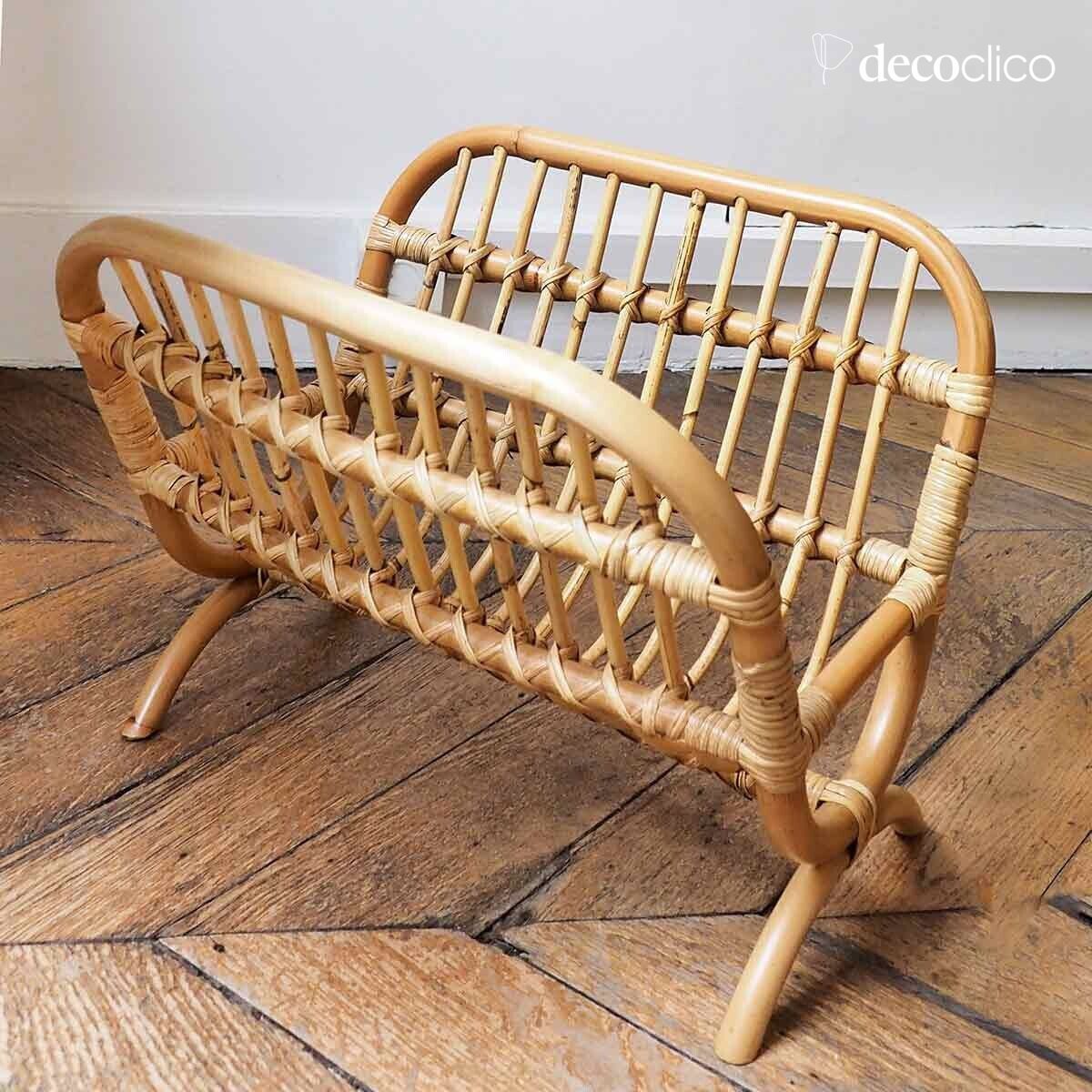 Rotan tijdschriftenrek