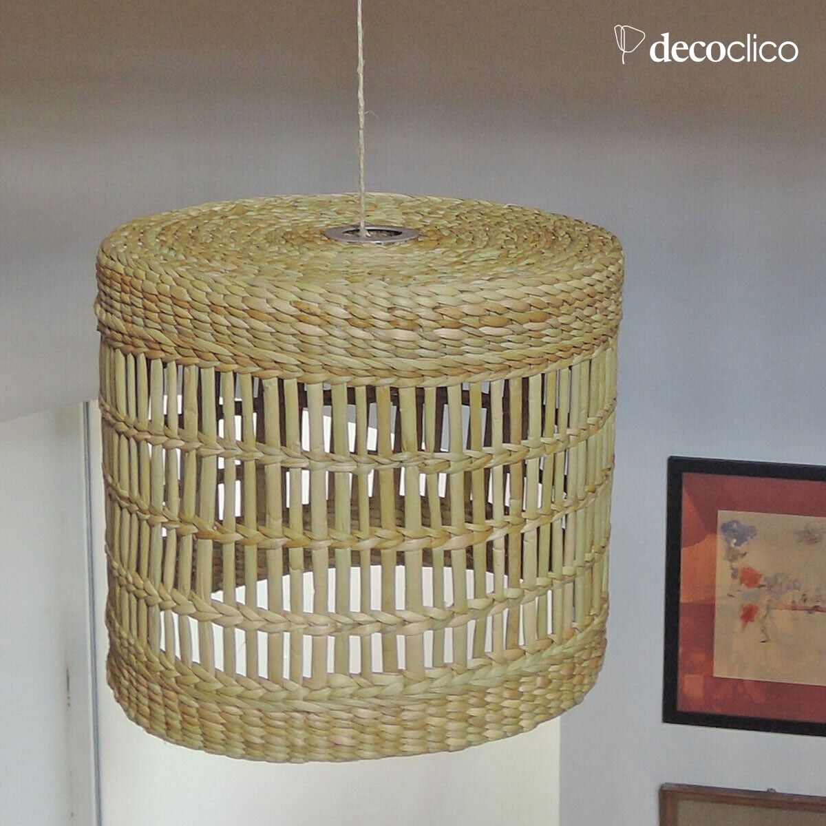 Round water hyacinth hanger (non-electrified) Céleste