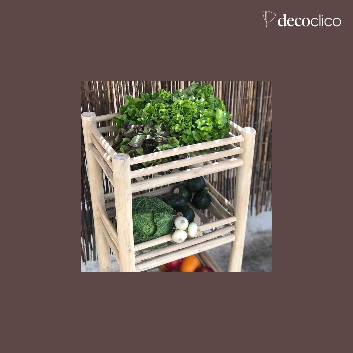 Scaffali in teak a 3 livelli Pepper