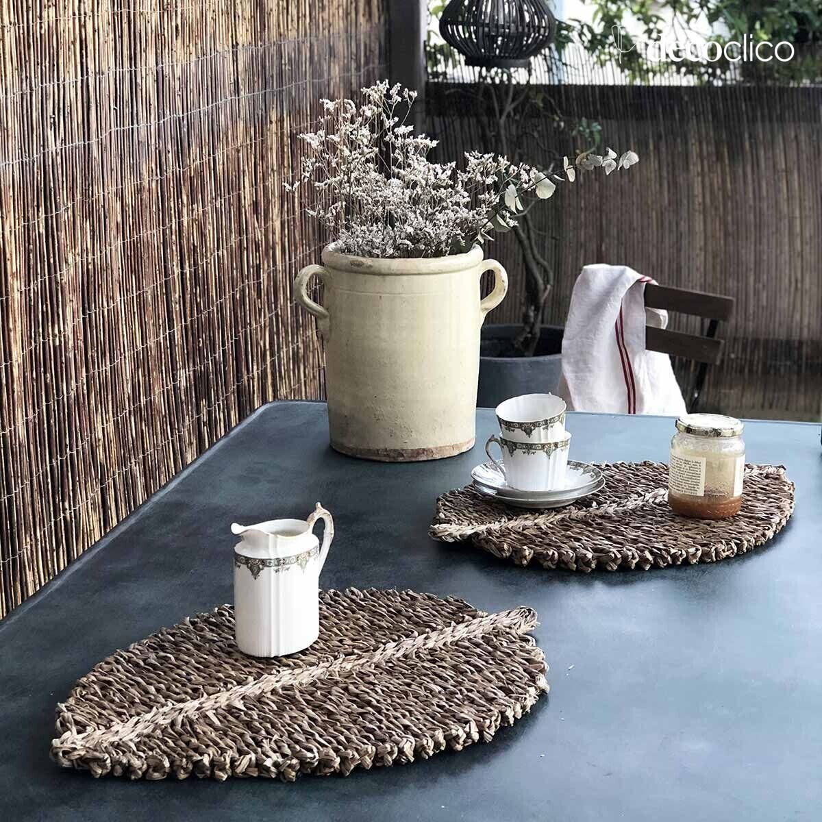 Seagrass leaf placemat (set of 4) Casatera