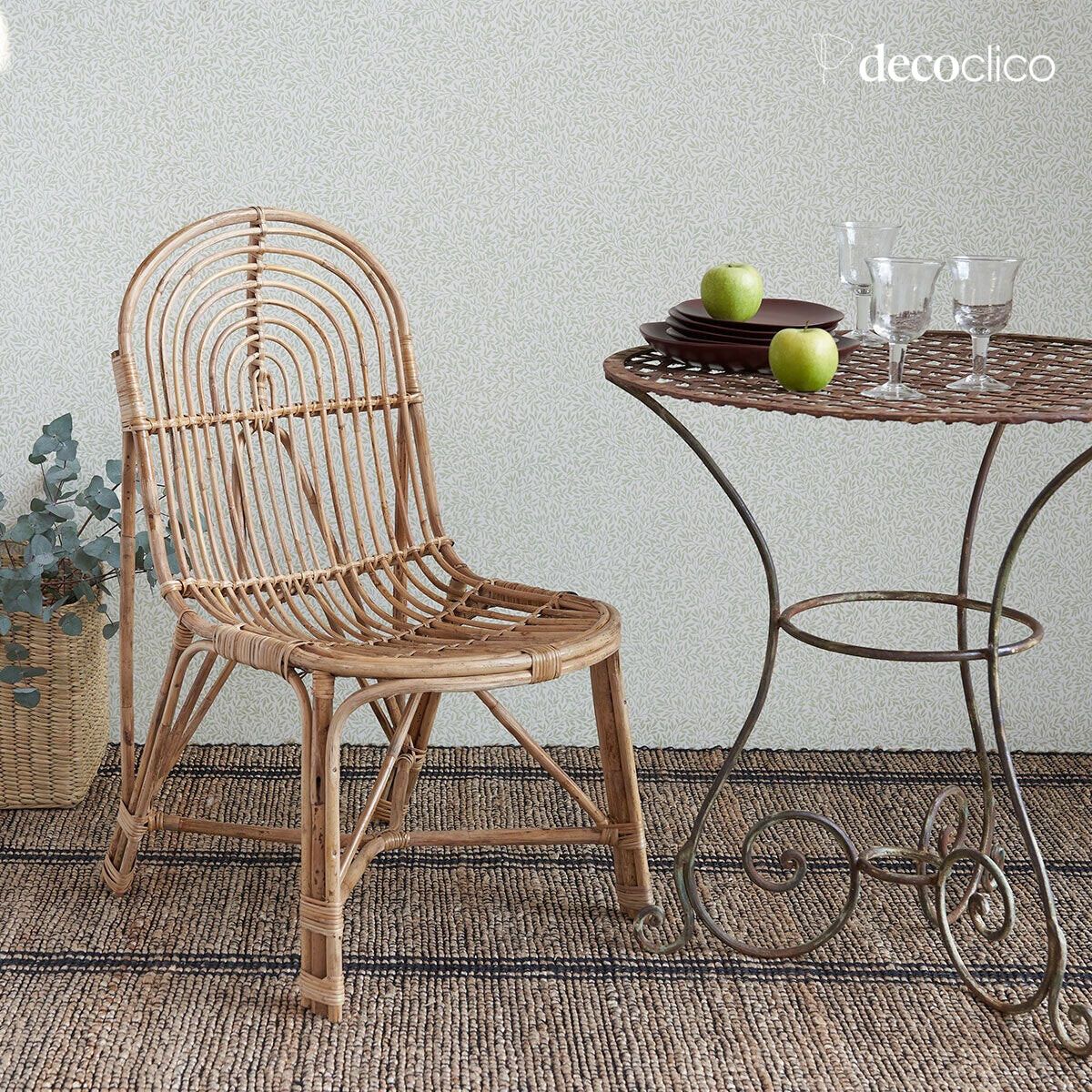 Sedia in rattan naturale Moka