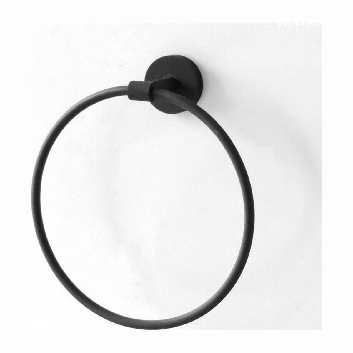 Serviettenhalter rund aus Messing, schwarz matt Passage Vernet