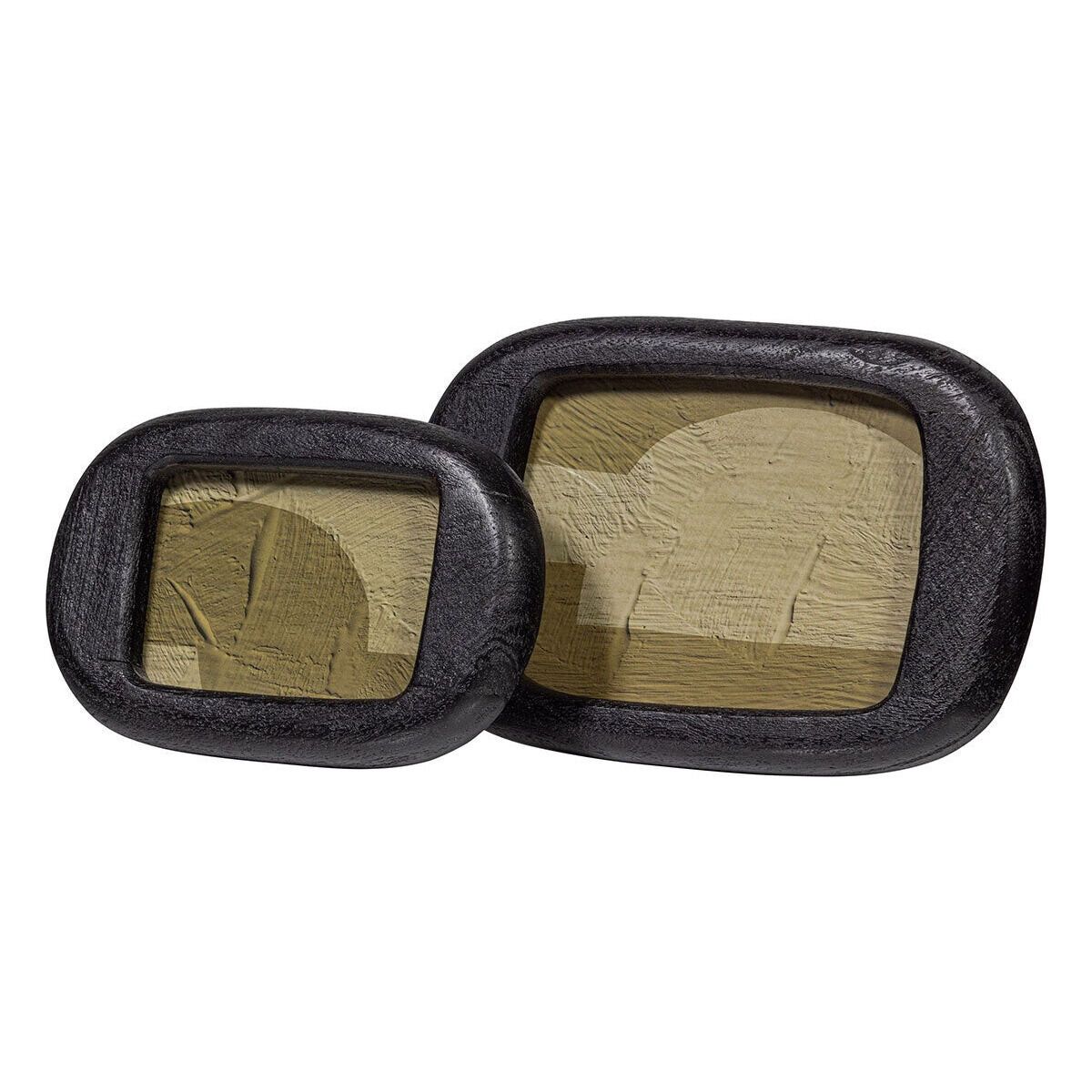 Set de 2 cadres photo en noyer noir Vertex