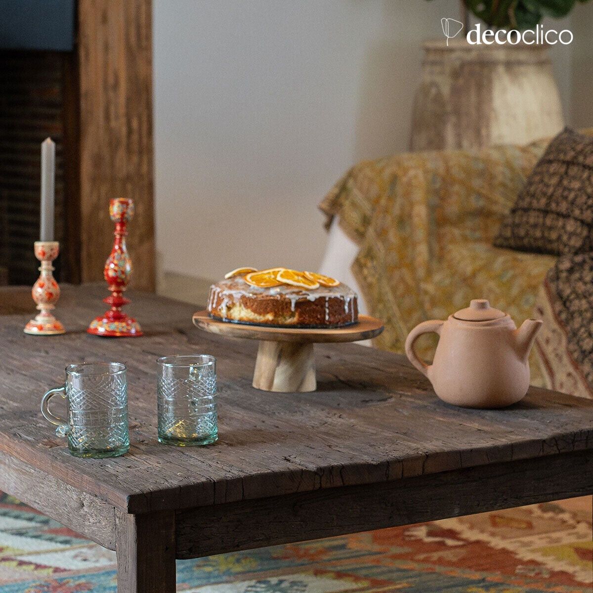 Set de 2 mugs en verre gravé