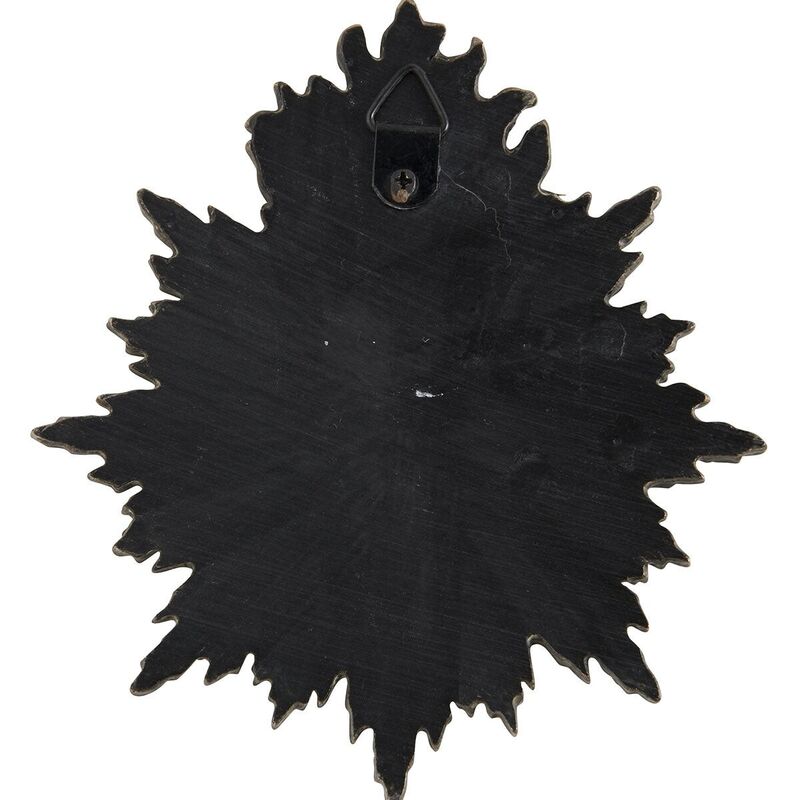 Set de 4 decoraciones de pared Ex Voto y espejo barroco plateado Manderley