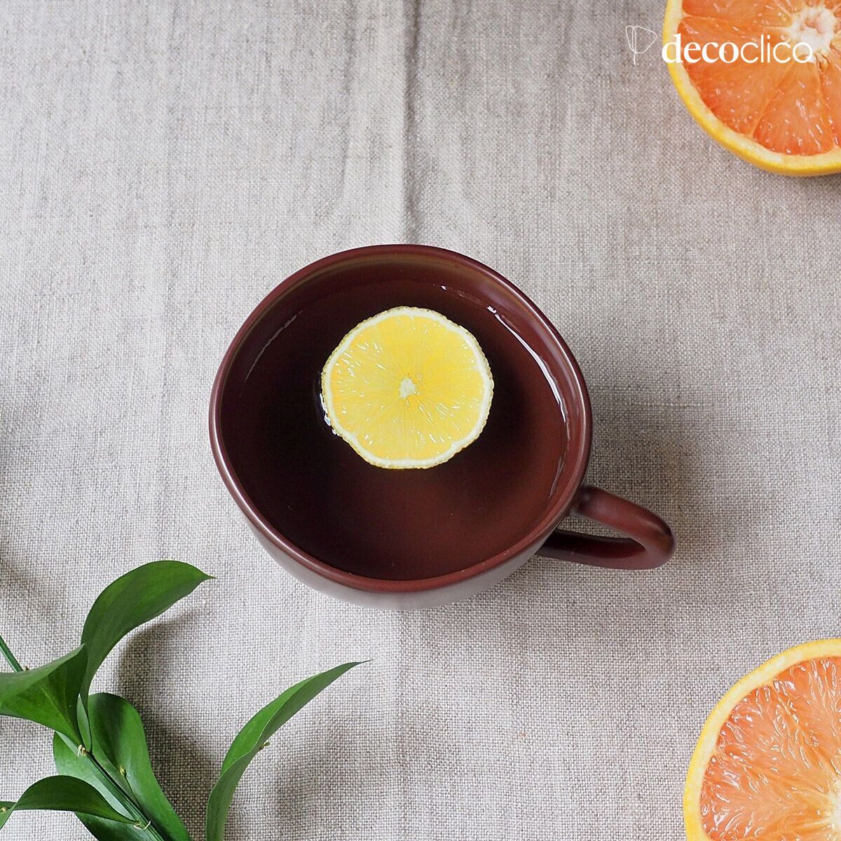 Set de 4 tasses en céramique rouge terracotta Fjord